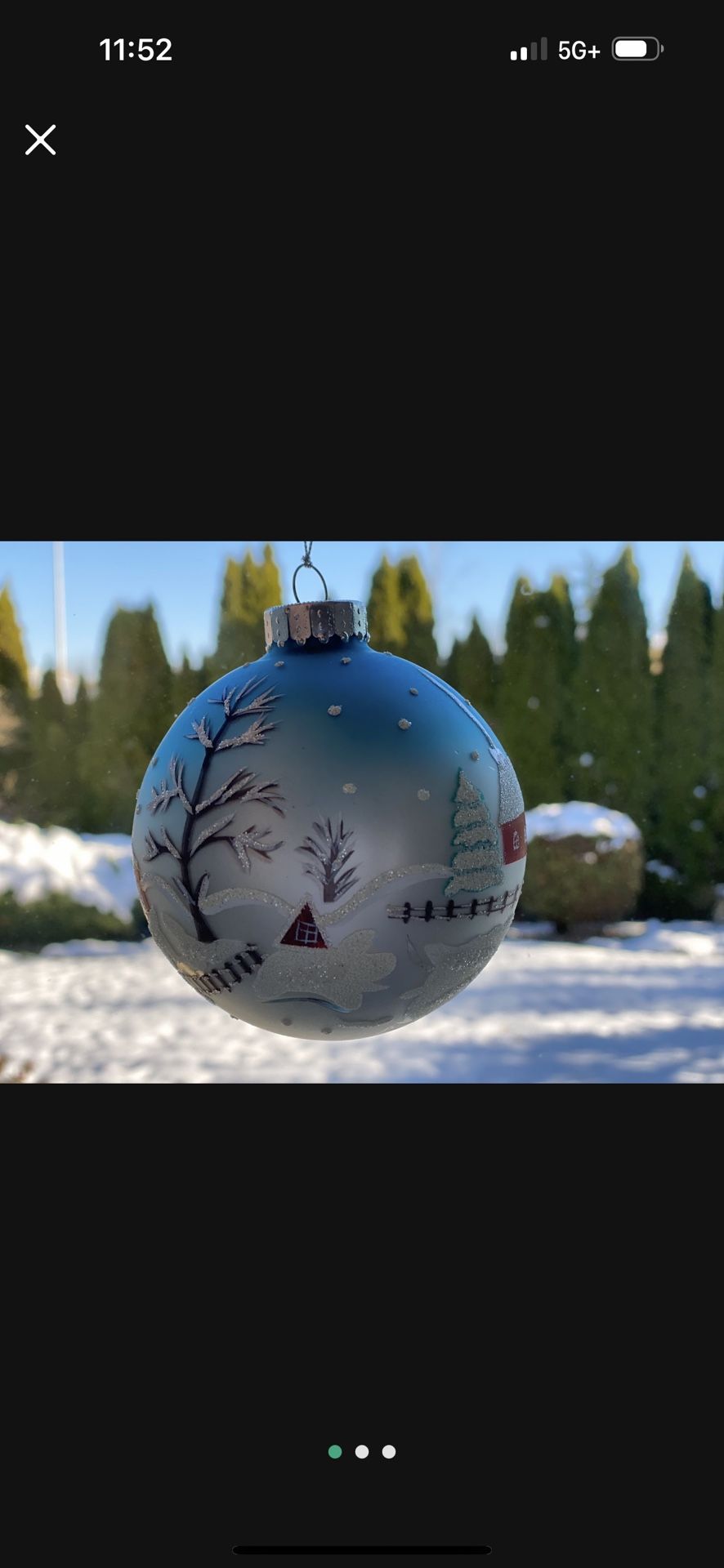 Christmas Hand painted Ornament