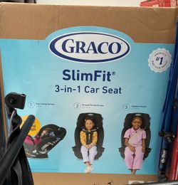 NEW Graco SlimFit 3-in-1 convertible Car Seat