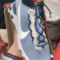 Nike React Element 55 Blue/white Size 11