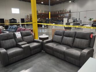 New Recliner Sofa And Loveseat Both On Sale Now Don't Miss