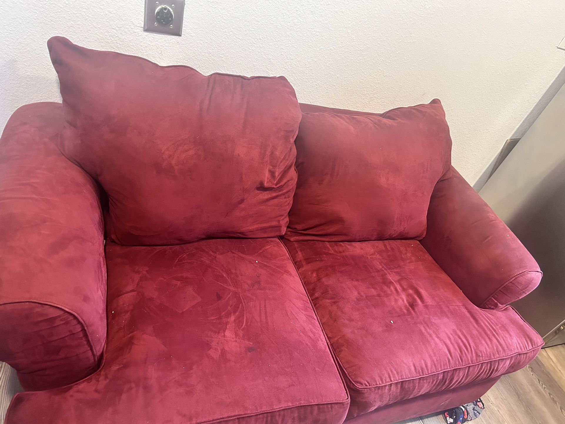 Red Couch 2 Seater