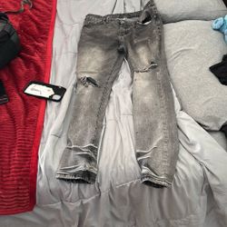 Grey Amiri Jeans