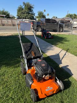 YARDMAX
21 in. 170cc 3-in-1 Gas Walk Behind Push Lawn Mower with High Rear Wheels