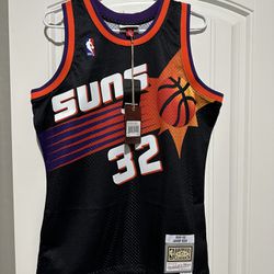Brand New Jason Kidd Phoenix Suns Black Throwback Mitchell & Ness 1999-00 Jersey Men’s Size Medium