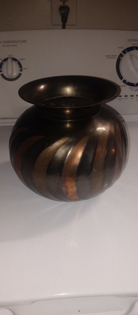 Solid Brass Vase