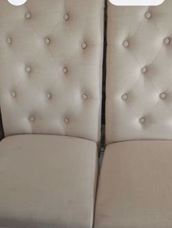 6 Cloth Dining Chairs