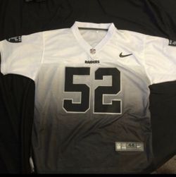Khalil Mack Raiders Jersey size Large