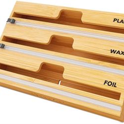 SpaceAid WrapNeat 3 in 1 Wrap Organizer with Cutter