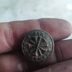 Fire Chief Cuff Button