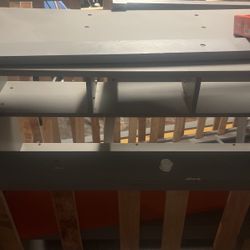 Wooden Bunk Bed With Bookshelves 