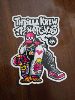 Thrilla krew  T&C surfboard sketches graffiti skateboard