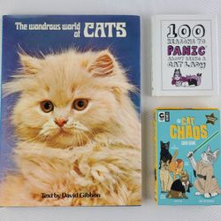 Cat Books and Cat Chaos Card Game 
