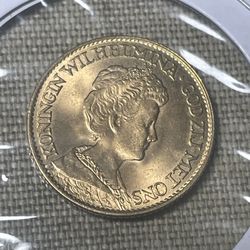 1917 Netherland 10 G Gold Coin