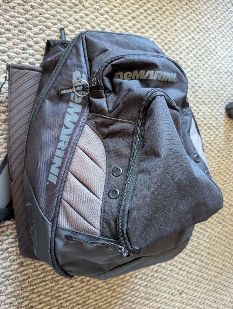 DeMarini Backpack Baseball Game Gym Surf Camp Gear Travel Bag Pack Golf Sports 40-50L Multi Compartments REI Osprey Marmot Mammut Nike Puma Columbia