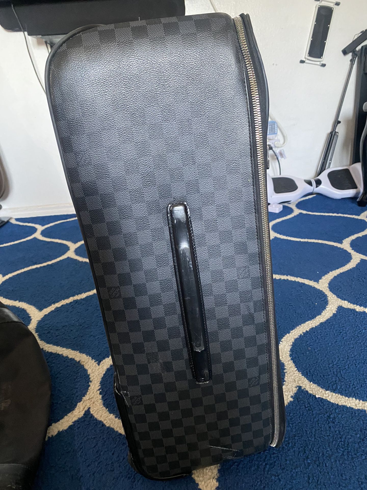 LOUIS VUITTON Pegase 65 Luggage Roller Hand Bag Damier Graphite
