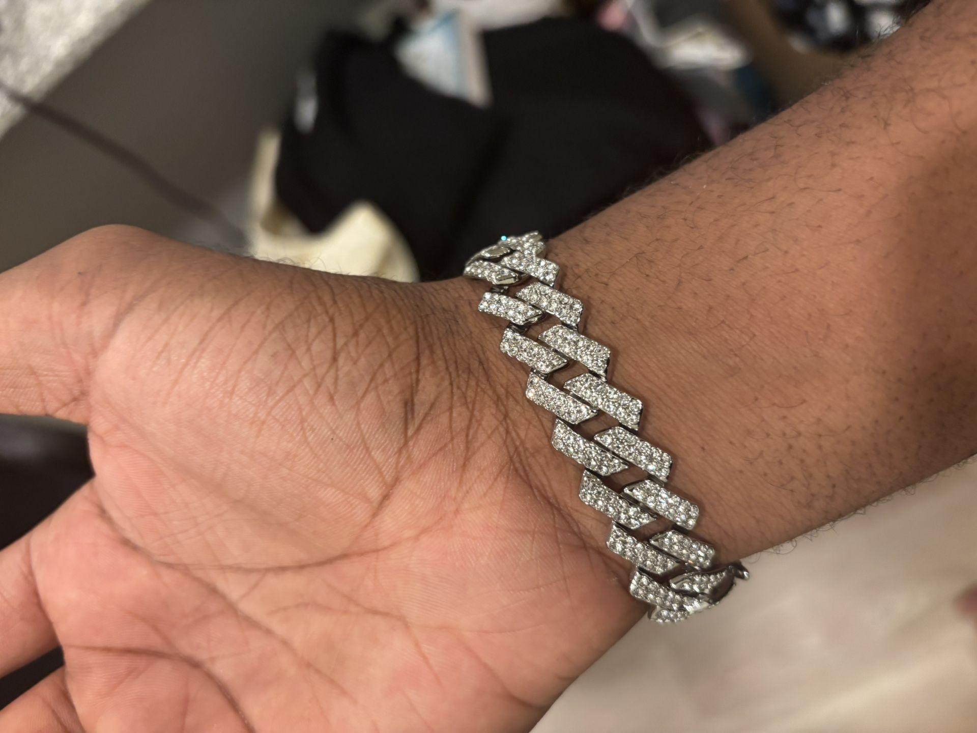 Iced Out Cuban Link Bracelet