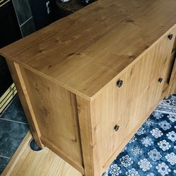 Unit Wooden With 2 Drawers For Tv Or Storage