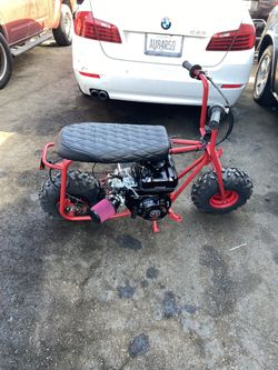 Completely Rebuilt Mini Bike Big Motor, Fast!