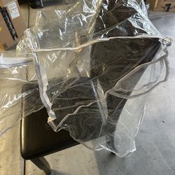 Stroller Rain Cover, Universal Clear Breathable Weather Shield with Waterproof