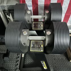 Adjustable Dumbbells With Stand 