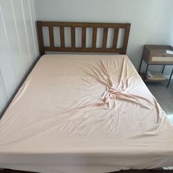 Queen size bed, And Mattress