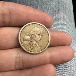 2000 D Sacagawea One Dollar Coin US Liberty 