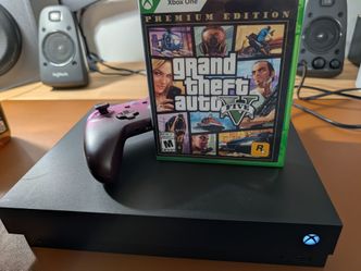 XBOX One X 1TB SSD Upgrade & Thermal Paste + Wireless Controller + GTA V