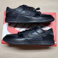 Nike Dunk Low GTX Gore Tex Triple Black Men's size 12.5 shoes Rare NEW!