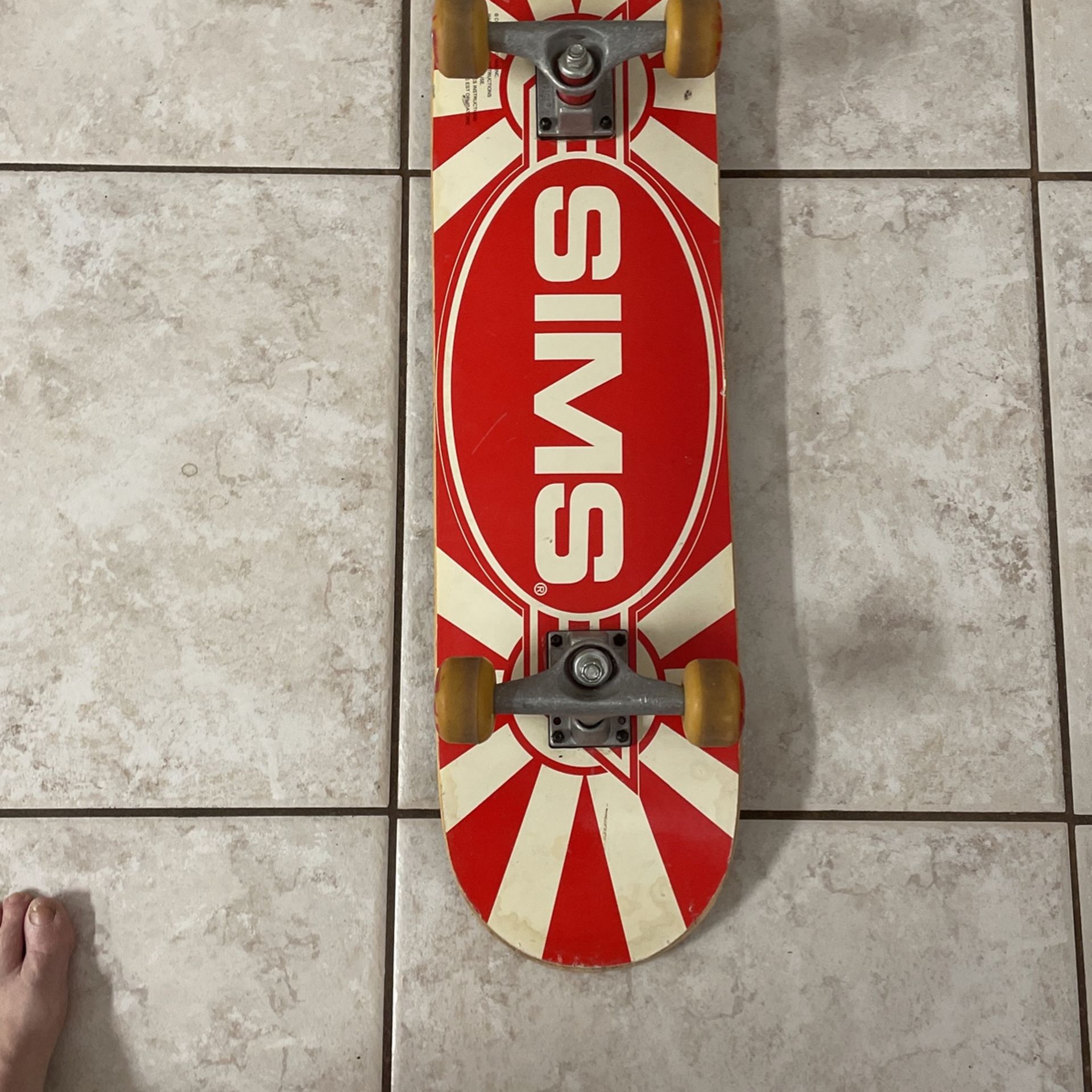 Sims Vintage Skateboard