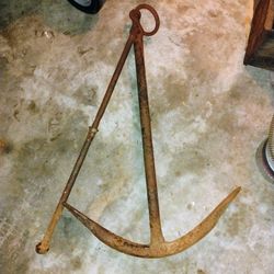Yard Art Anchor Boat Anchor Ship Anchor Maritime Nautical Steel Authentic