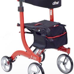 Brand New Drive Heavy Duty F-22 Walker Rollator 
