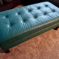 Leather Ottoman