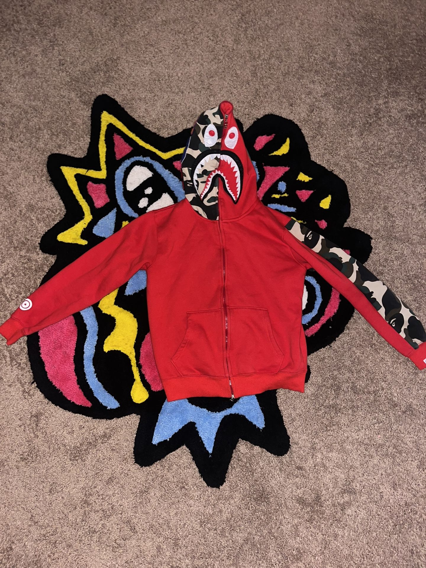 Bape Hoodie (Red)
