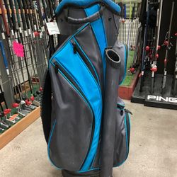 Used RJ Golf Stand Cart Bag W/ Strap (Read Description)