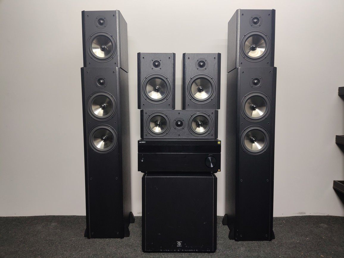 Sony STR-ZA1100ES Receiver And Boston Acoustics Speakers 