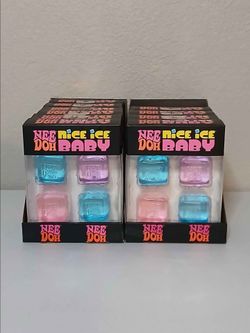 Schylling NeeDoh Nice Ice Baby 4 Pack Fidget Toy Set
