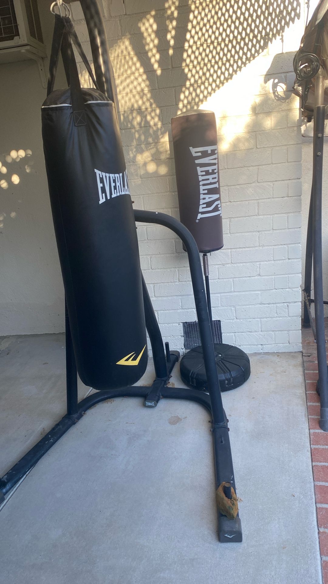 Everlast Boxing Heavy Bag And Little Bag