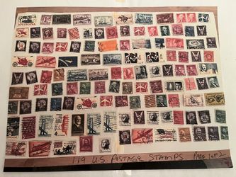 245 Collectible Vintage U.S. Postage Stamps 