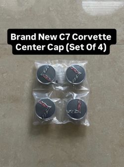Brand New C7 Corvette Rims Center Cap (Set Of 4)