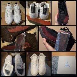 Jordan 12s And Jordan 3 Brand New In Box 