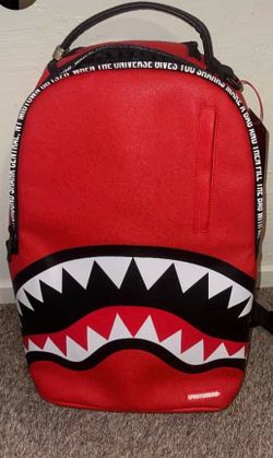 Red sprayground backpack