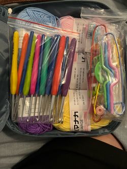Crochet kits and Yarn