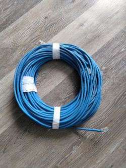 Long spool of Ethernet cable heavy duty