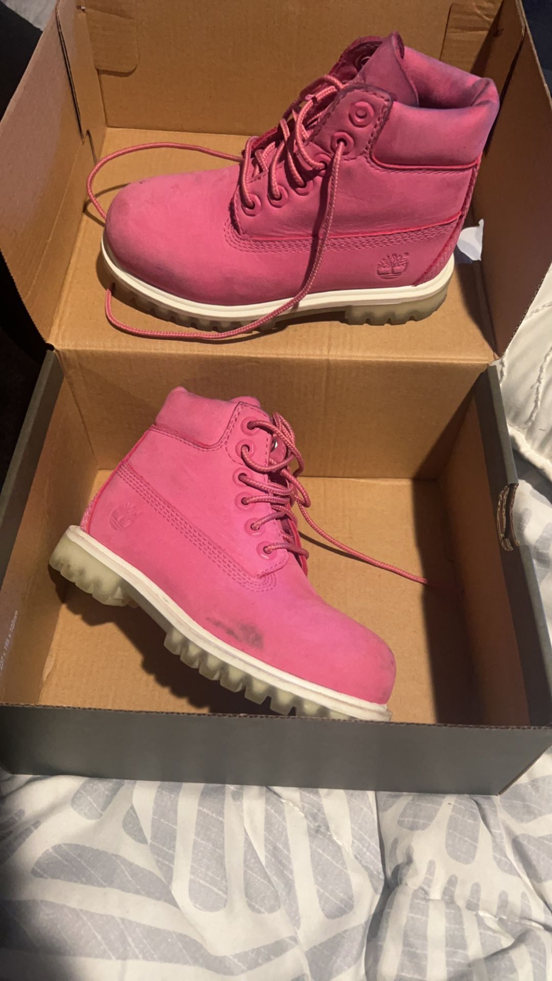 Pink Timberland