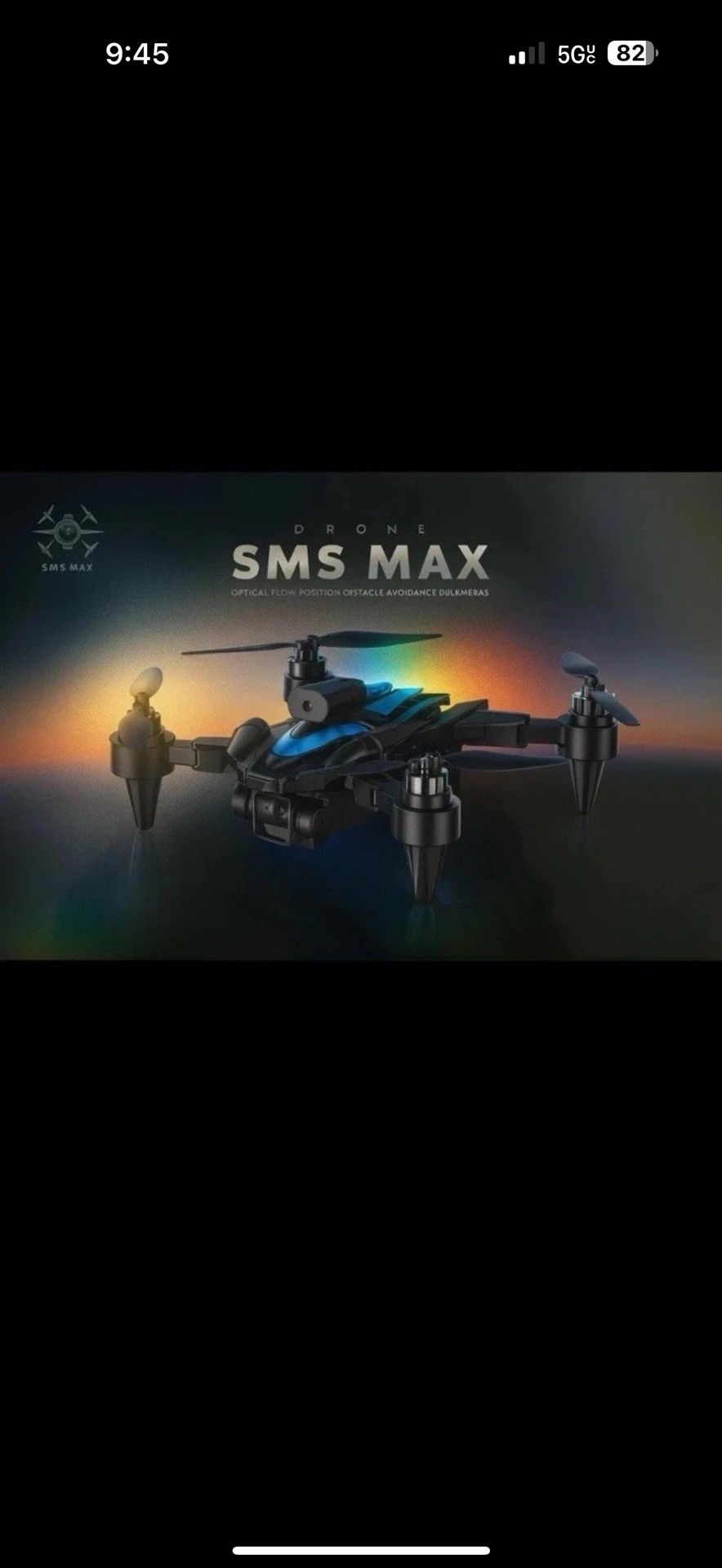SMS Max Drone โ Brand New, Sealed โ 4K Dual Camera + Obstacle Avoidance