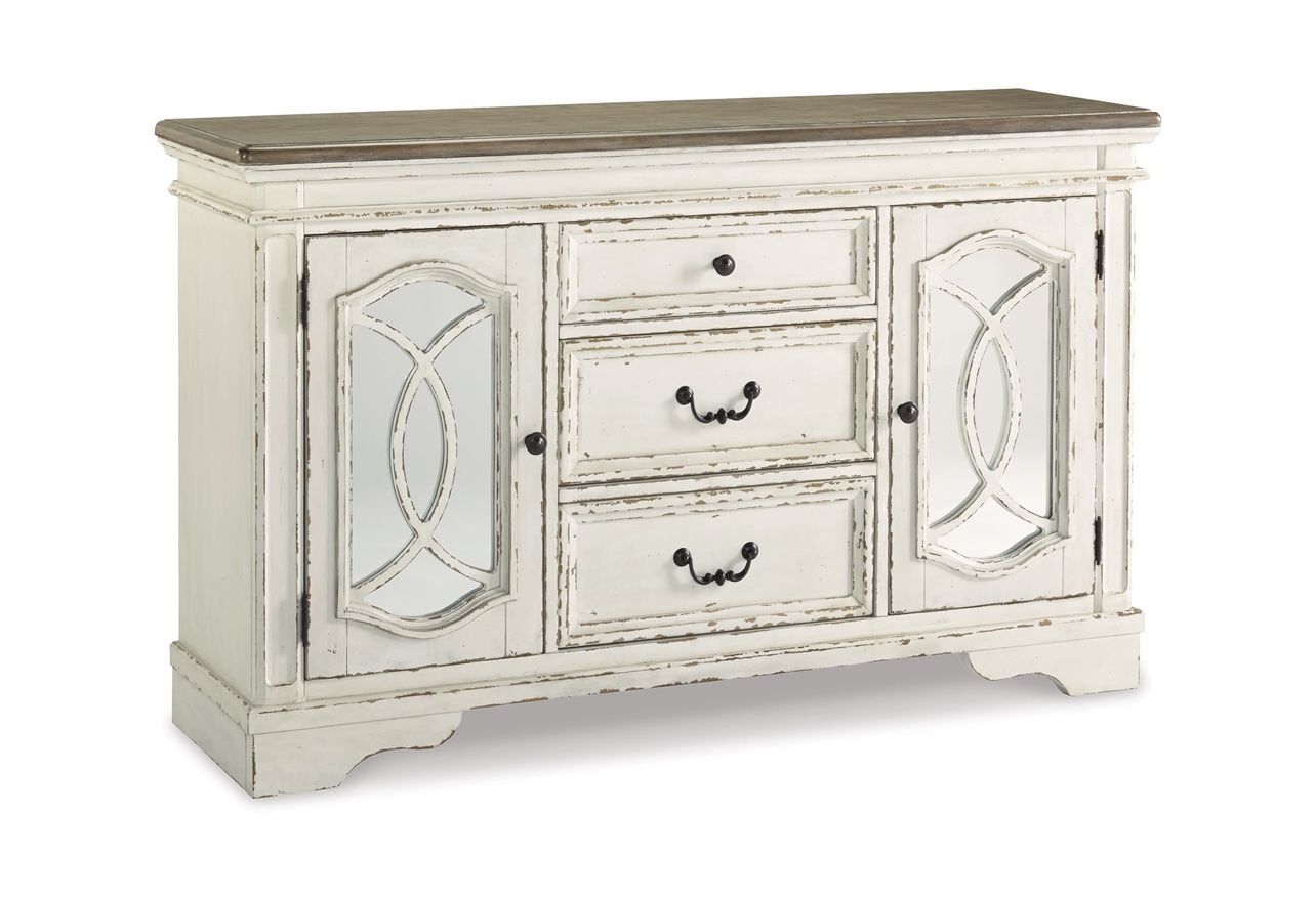 Rustic/ French Cottage Style Buffet - Raelyn Collection by Ashley Furniture