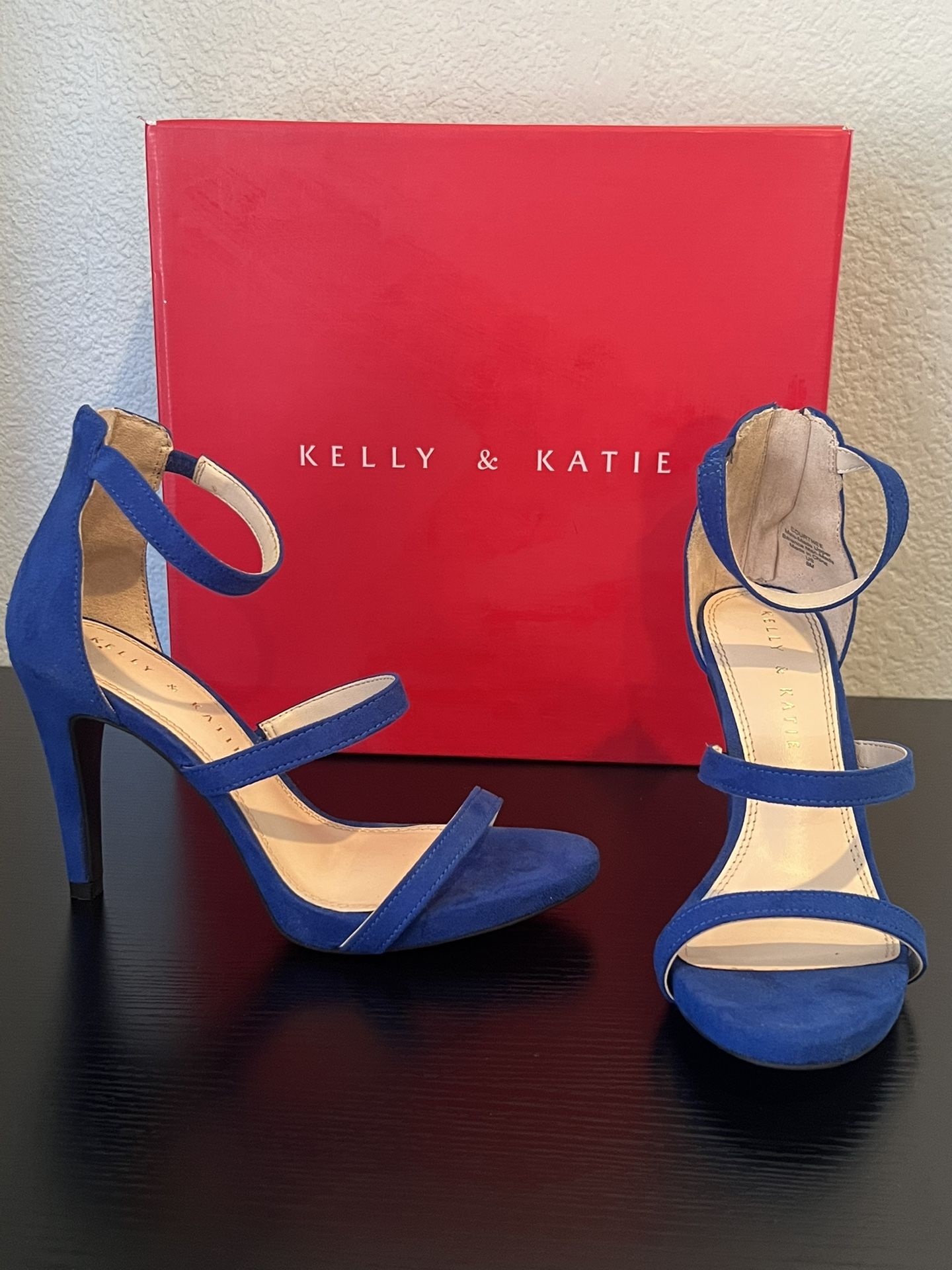Kelly And Katie Women’s High Heels Open Toe Stiletto Heels with Adjustable Ankle Strap