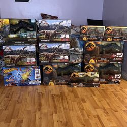 Jurassic World Toys And Hot Wheels