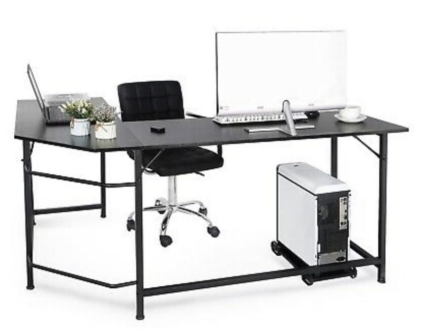 Gaming Computer L Shaped Desk For Office Workstation