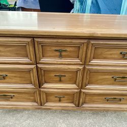 Gorgeous MCM Vintage Wooden Dresser By White Furniture Company 